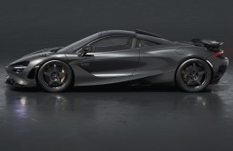 McLaren 750S Le Mans grey profile